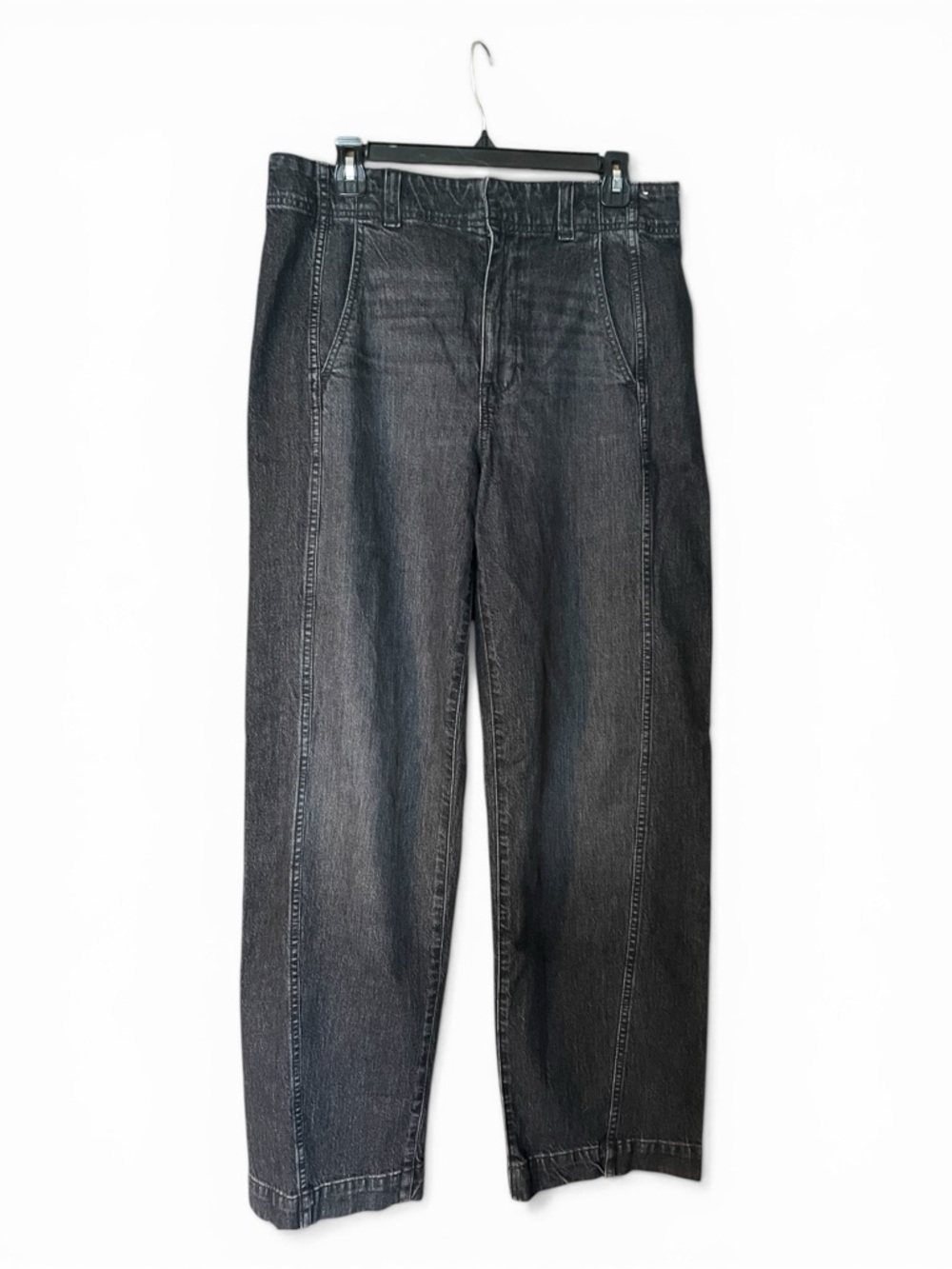 Madewell Tapered Black Denim Trousers Size 29